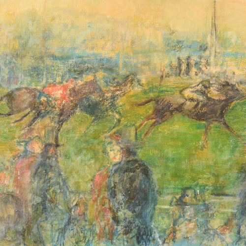 Impressionist Painting 'A Day At The Races'