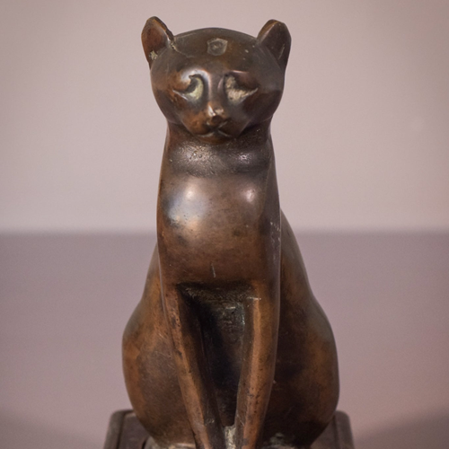 Egyptian Style Bronze Cat