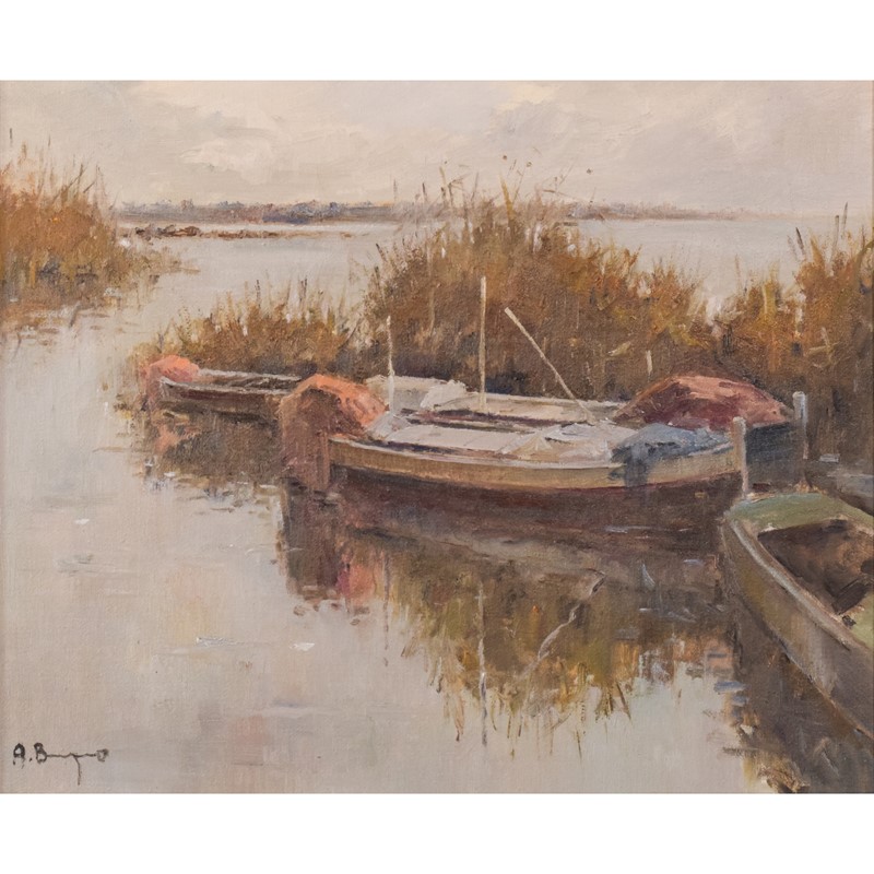 Post Impressionist Lake Scene-modern-decorative-1114a-boat-scene-1-1-square-main-637673838170924006.jpg