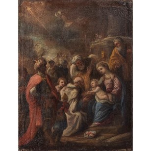 Old Master Painting - Nativity Of J...