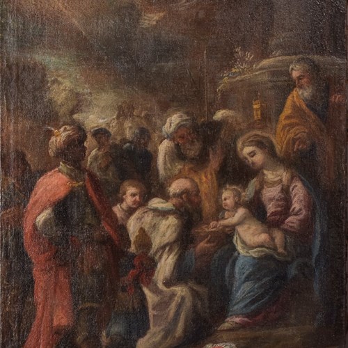 Old Master Painting - Nativity Of Jesus