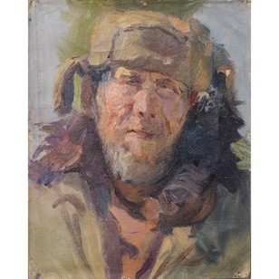 Russian Soldier - Oil On Canvas