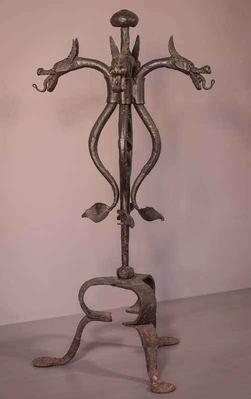 Art Nouveau Wrought Iron Dragon Stand-modern-decorative-1185-iron-dragon-stand-2-main-637788794199643841.jpg