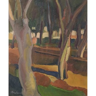 Follower Of Paul Gauguin - Forest Landscape