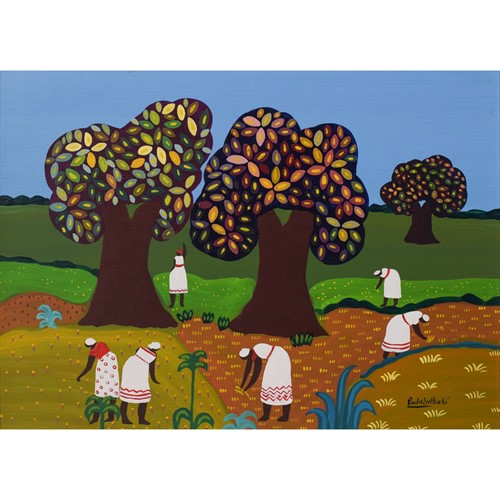 Naive Landscape With Workers