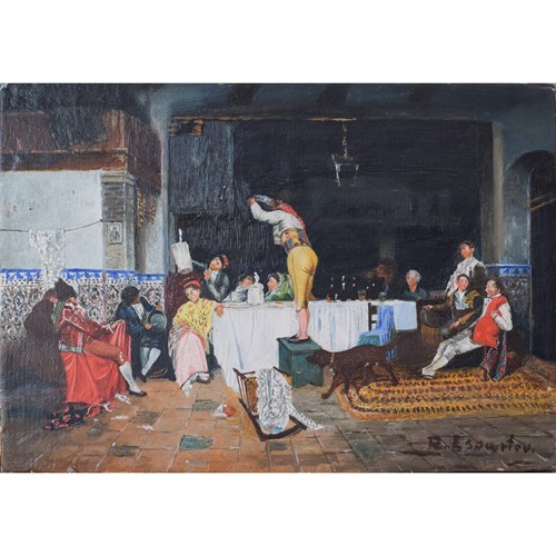 Spanish Interior Scene, "The Party"