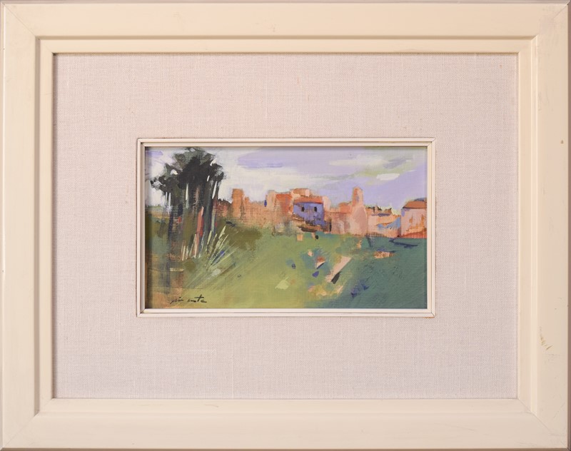 Post Impressionist Landscape with Village-modern-decorative-1250-landscape-white-frame-2-main-637758698731740776.jpg