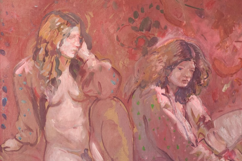 Antoni Munill - Two Evocative Female Figures-modern-decorative-1268-two-girls-red-painting-3-main-637825099627109973.jpg
