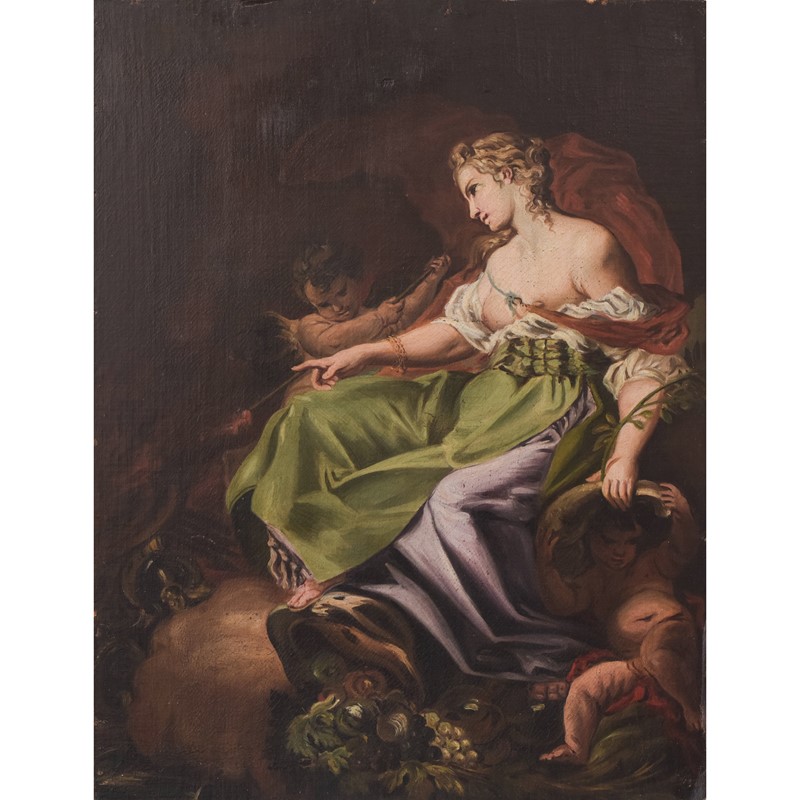 Allegory Of Grandeur - 19th Century Follower of Co-modern-decorative-1270-painting-of-a-lady-1-square-main-637889127052273062.jpg