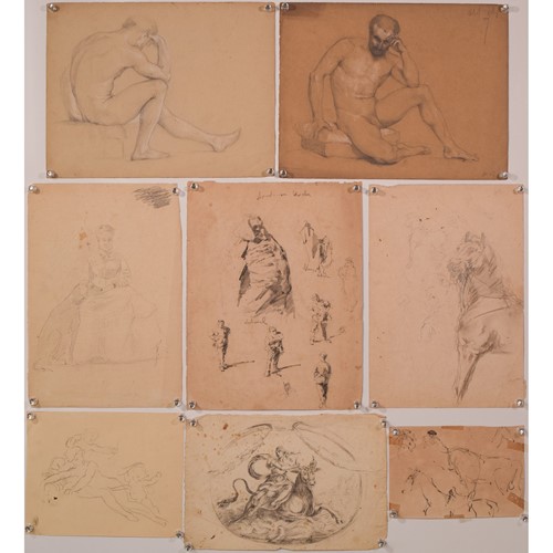 Collection Of 19Th Century Sketches