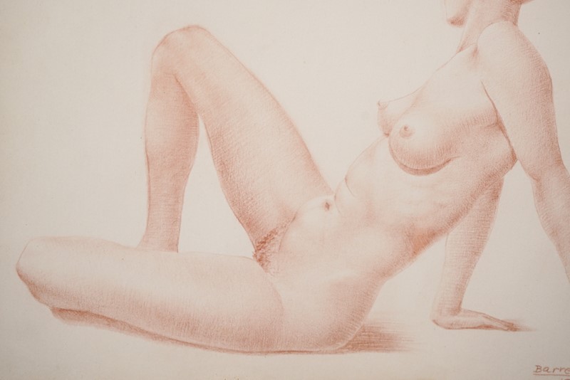 Barrera - Female Life Studies - Two Framed Drawing-modern-decorative-1353-two-nude-drawings-11-main-638083473814229961.jpg