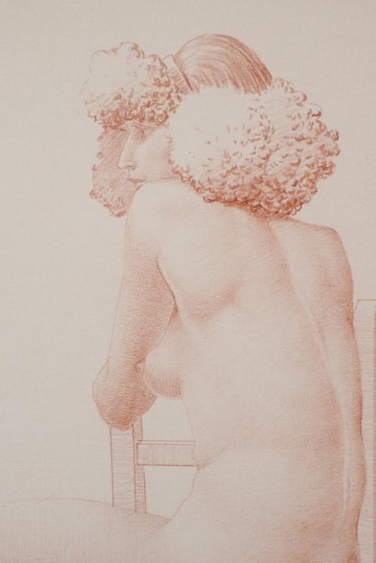 Barrera - Female Life Studies - Two Framed Drawing-modern-decorative-1353-two-nude-drawings-3-main-638083473722980764.jpg