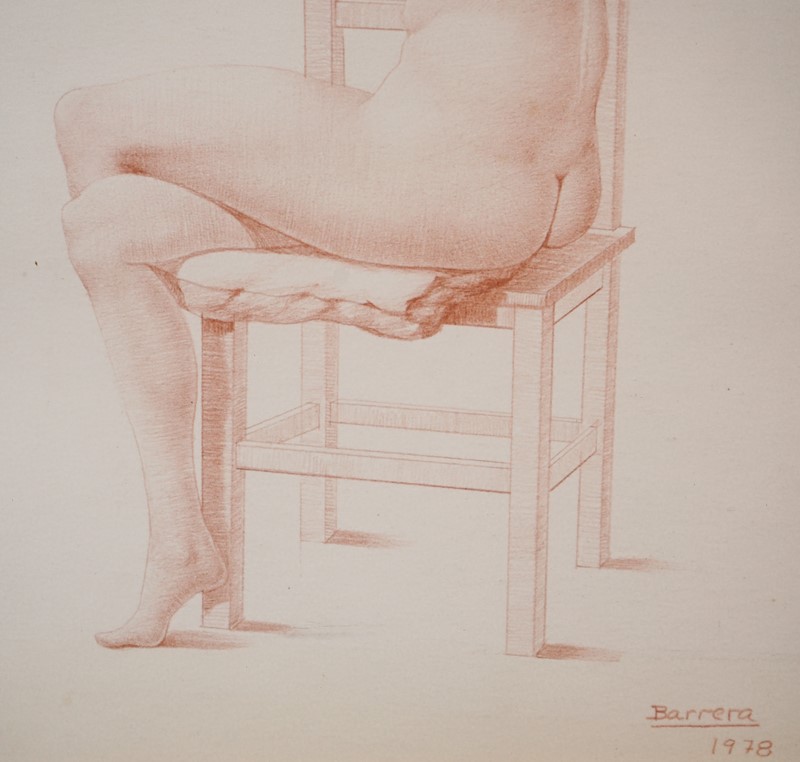 Barrera - Female Life Studies - Two Framed Drawing-modern-decorative-1353-two-nude-drawings-4-main-638083473733605230.jpg