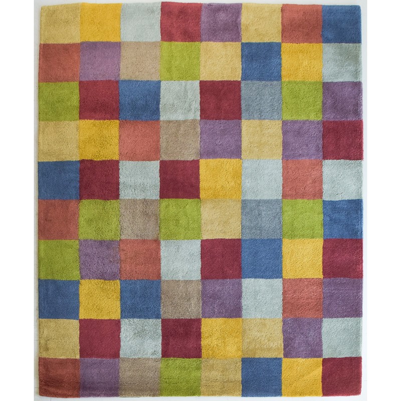 Colourful Chequered Handwoven Rug-modern-decorative-1372-square-coloured-rug-1-square-main-637892683331701100.jpg