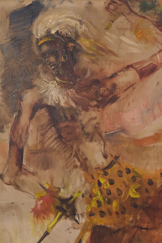 African Dancing Warrior with Cockerel-modern-decorative-1376-man-and-cockerel-painting-3-main-637952961370910073.jpg