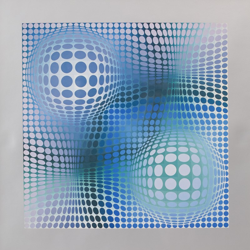 Victor Vasarely - Feny (1973) Reproduction Print-modern-decorative-1401-vasarely-print-1-square-main-637963465806971528.jpg