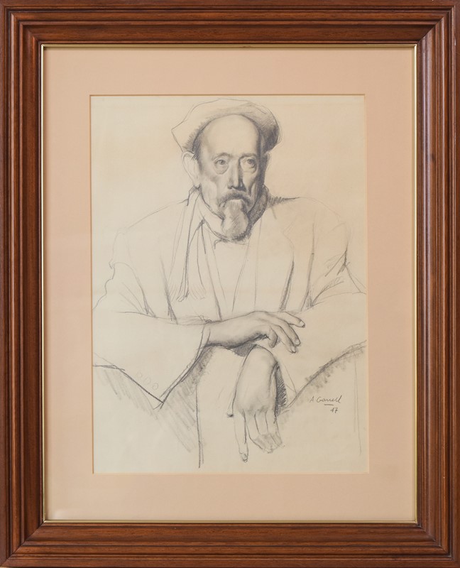 Amador Garrell i Soto - Pencil study of a Imam-modern-decorative-1407-drawing-by-amador-garrell-2-main-637962519191158000.jpg