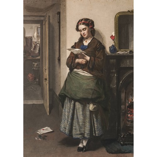 Thomas Faed RA - Reading A Letter