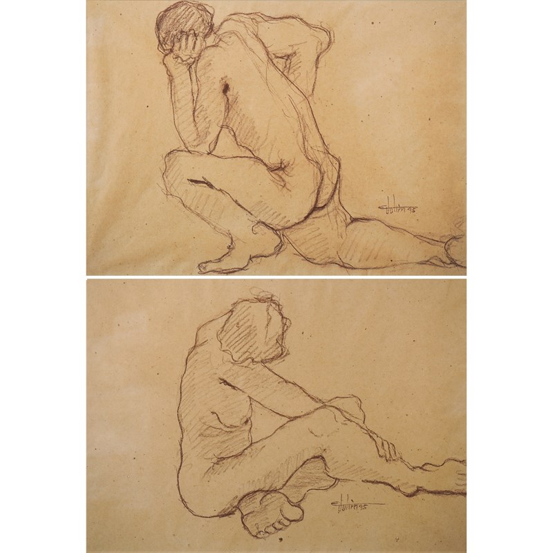 Ernest Julien Malla 1927 - 2022 - Two Framed Life Drawings-modern-decorative-1440-pair-of-drawings-2-both-square-main-638067833544805562.jpg