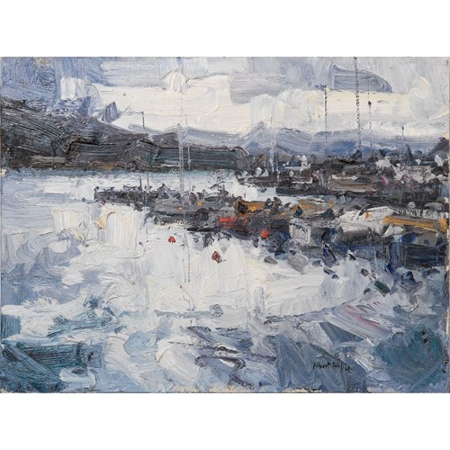 Abstract Harbour Scene