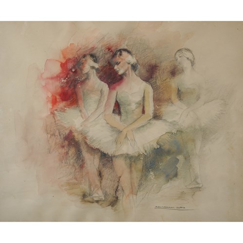Montserrat Barta (1906-1988) - Three Ballerinas