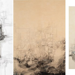 Joan CLARET - Three Abstract Waterc...