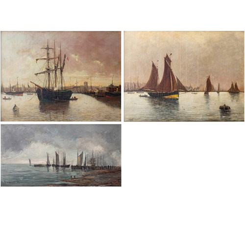 Collection Of Four 19Th Century Marine Paintings  - Various Artists