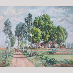 Impressionist Landscape - Signed "M...