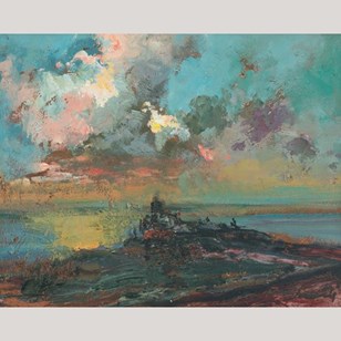 Expressive Impressionist Coastal Su...