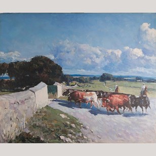 Cattle Drive Beneath A Southern Sky...