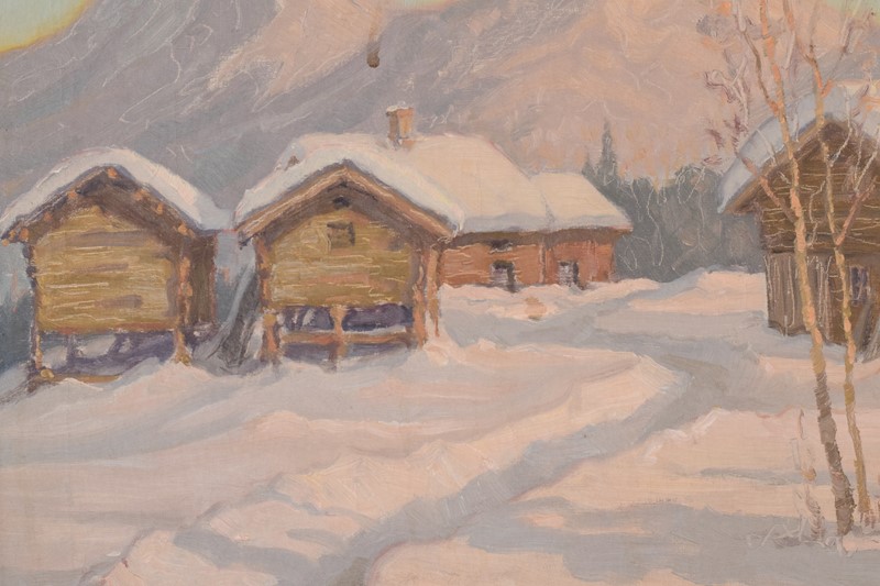 Einar Krüger - Post Impressionist Snowscape-modern-decorative-166-post-impressionist-german-4-main-637454343836712402.jpg