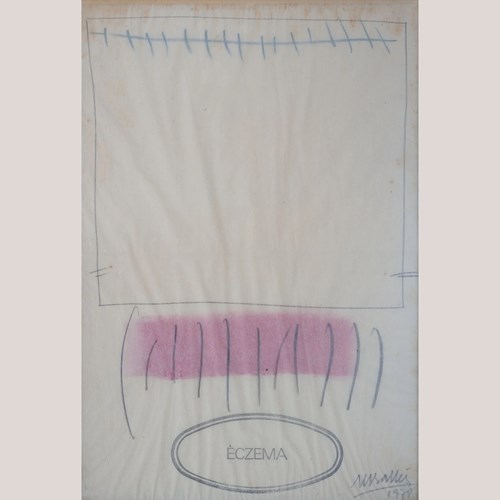 Éczema – Signed Mixed Media Abstract Work