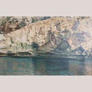 Rocky Coastline & Shimmering Water ...