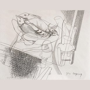 Poissons – Signed Engraving – Géa A...