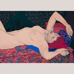 Reclining Female Nude | Original Li...