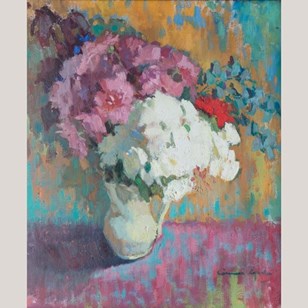 Floral Still Life Colourist Oil Pai...