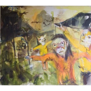 Sabrina Shah - Figures With Masks A...