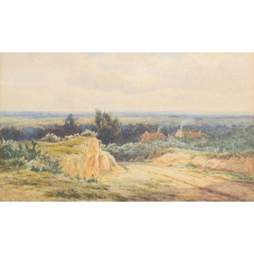 James Edward Grace - Rural Landscape Watercolour