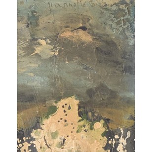 Abstract Oil Painting - Signed Juan...