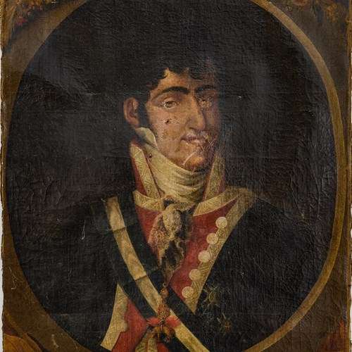 Portrait Of A Military Gentleman (Restoration Project)