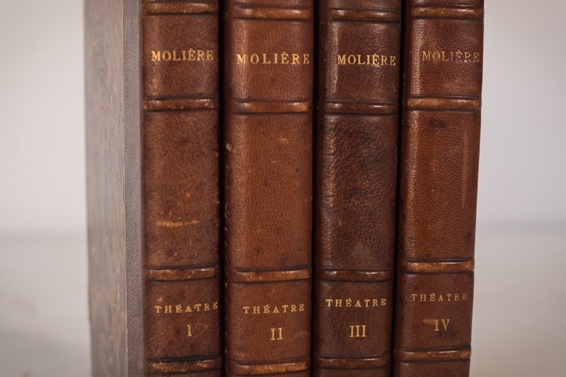 Four Leather Bound Volumes Of Theatre Books-modern-decorative-783theatrebooks-2-main-637539310415334952.jpg