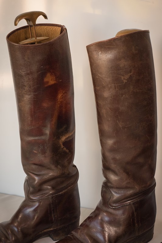 Antique Leather Riding Boots - Two Pairs-modern-decorative-807-two-pair-of-boots-7-main-638022032823660663.jpg