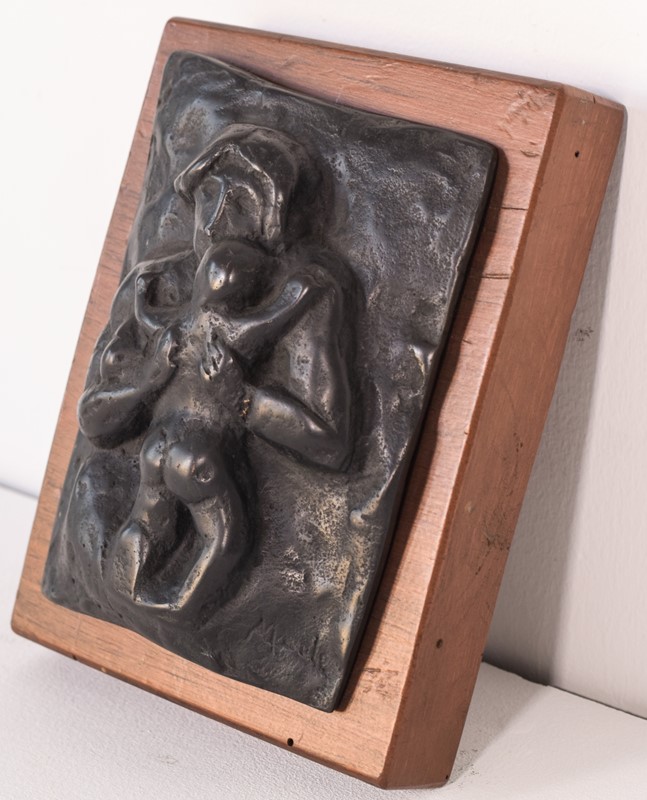 Manolo - Bronze Plaque of Mother and Child-modern-decorative-850-small-bronze-plaque-4-main-637721417227258027.jpg