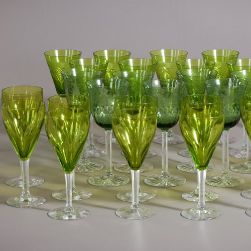 31 - Vintage Green Glasses