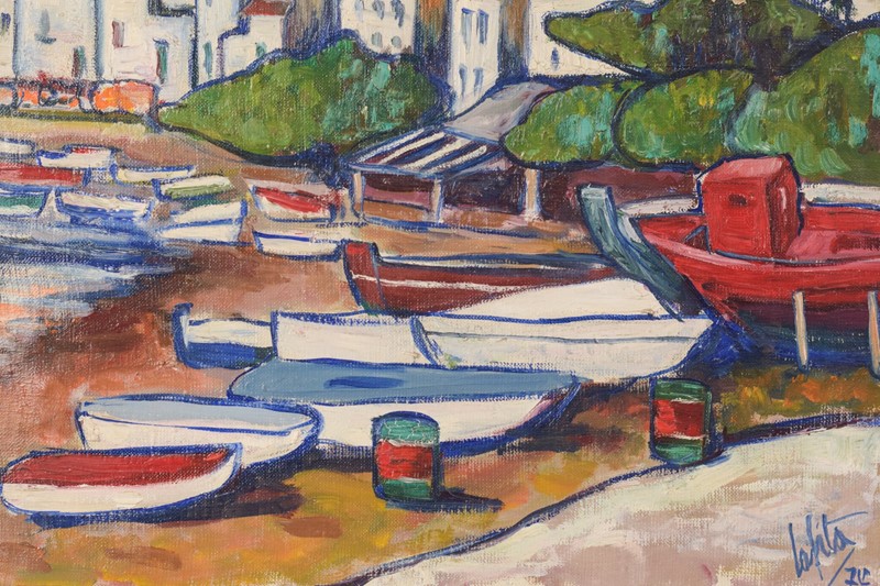 Fishing Village With Boats-modern-decorative-943oilvillagewithboats-4-main-637568476095458473.jpg