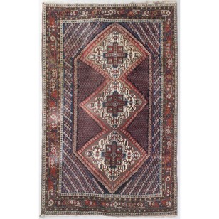 Interesting Handwoven Persian Rug