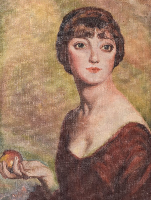 Portrait of a Young Woman Holding an Apple-modern-decorative-956oilportraitgirl-1amain-main-637568482017619036.jpg