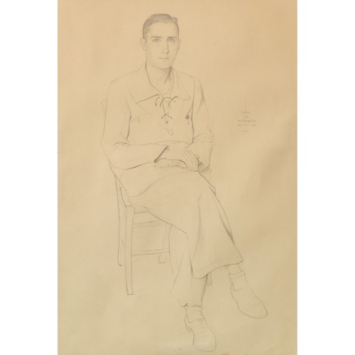 Drawing Study Of A Young Man