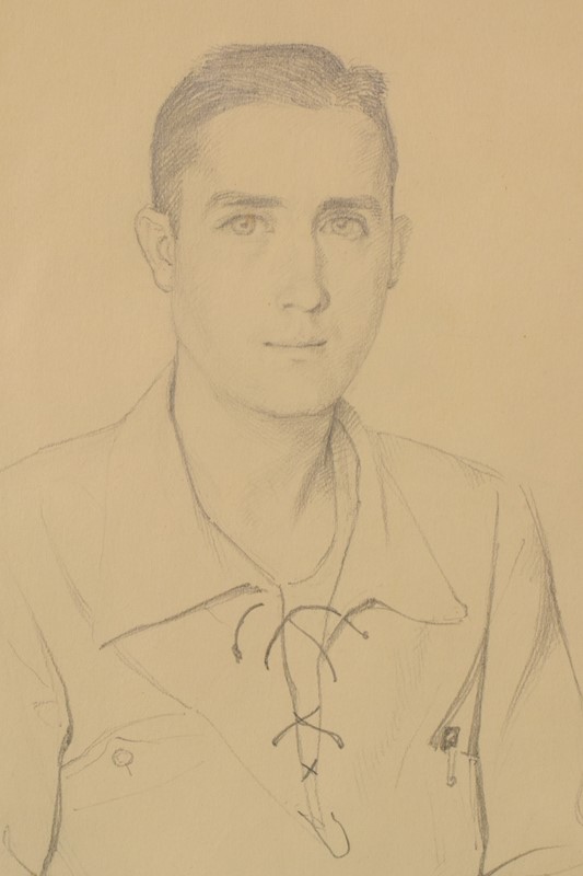 Drawing Study of a Young Man-modern-decorative-959-drawing-of-a-man-framed-4-main-637577932234620936.jpg