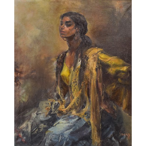 Gumersindo Sainz de Morales - Portrait of a Woman